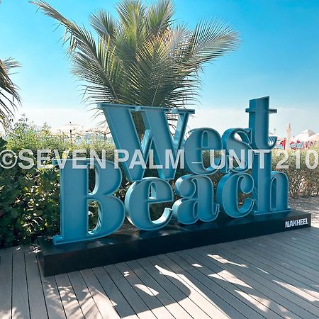 Luxus-Studio Mit Private Beach In Top-Lage, Meerblick & Infinity Pool! Dubaj Kültér fotó