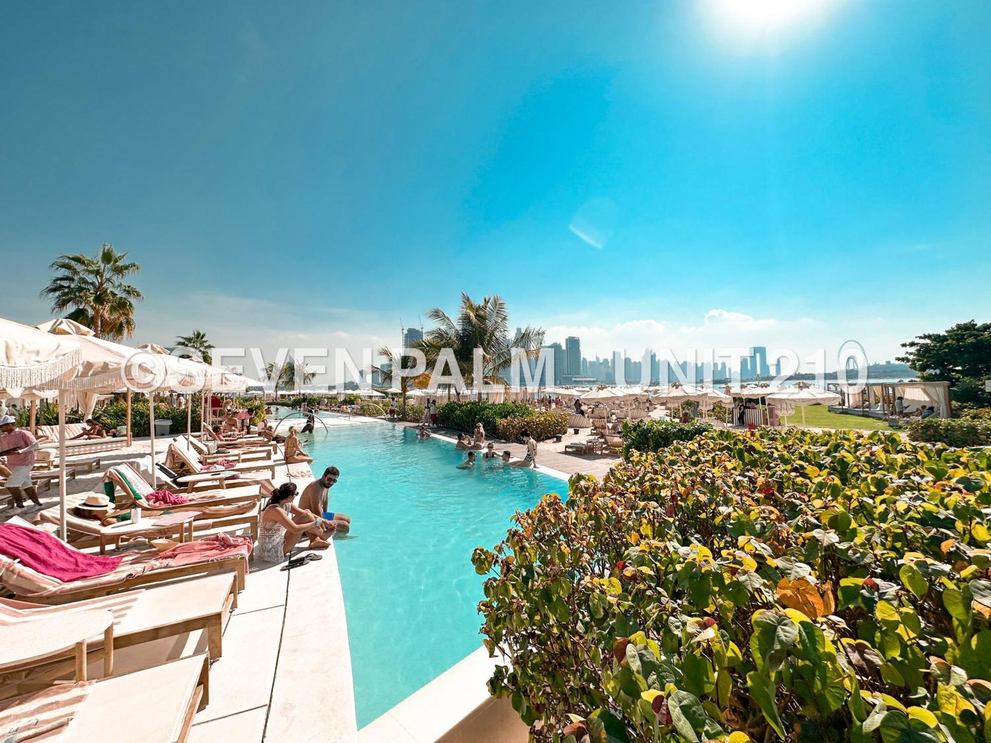 Luxus-Studio Mit Private Beach In Top-Lage, Meerblick & Infinity Pool! Dubaj Kültér fotó